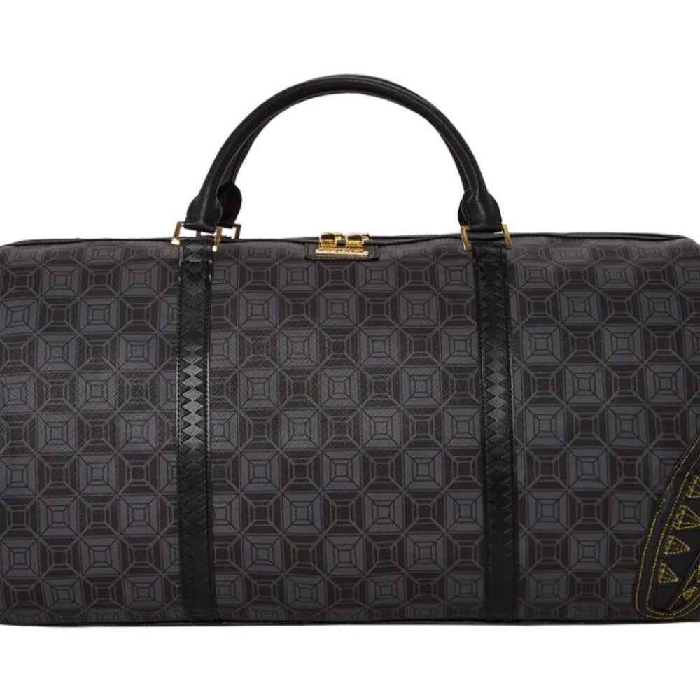 Sprayground Duffle - OBSIDIAN STUNNER A.i.6 SANDFLOWER COLLAB DUFFLE